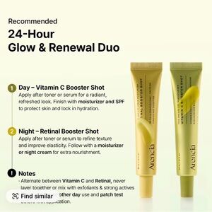 Arencia Vitamin C and Retinal Booster Set